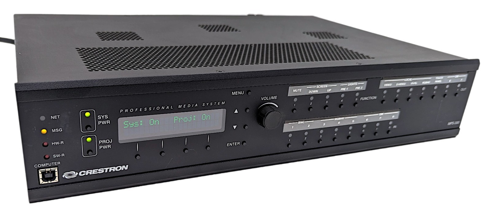Crestron MPS-300 Professional Presentation System Switcher Amplifier Amp Control