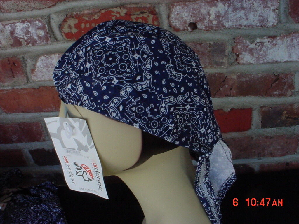 Lot of 4   Different  Zan Headgear Motorcycle Riding Gear  Flydanna Headwrap