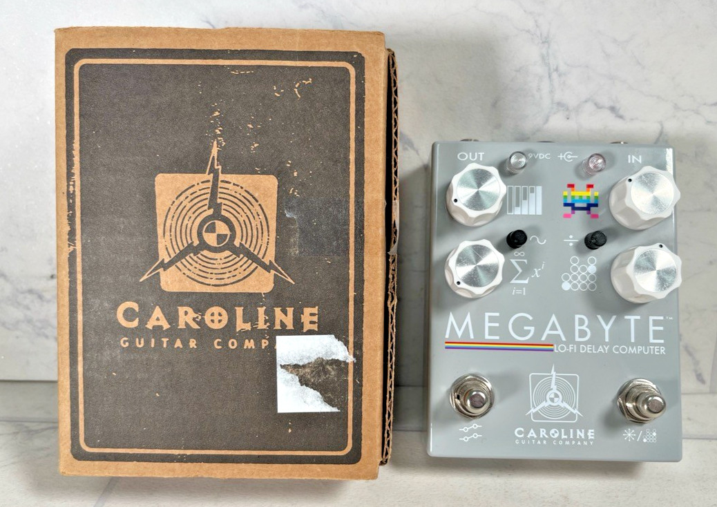 Caroline Guitar Company Megabyte Lo Fi Delay Pedal With Box (A1G012336)