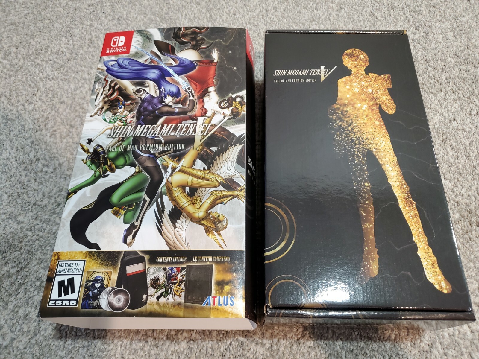 Shin Megami Tensei V 5 Premium Edition Case Box & Slipcover ONLY - NO GAME