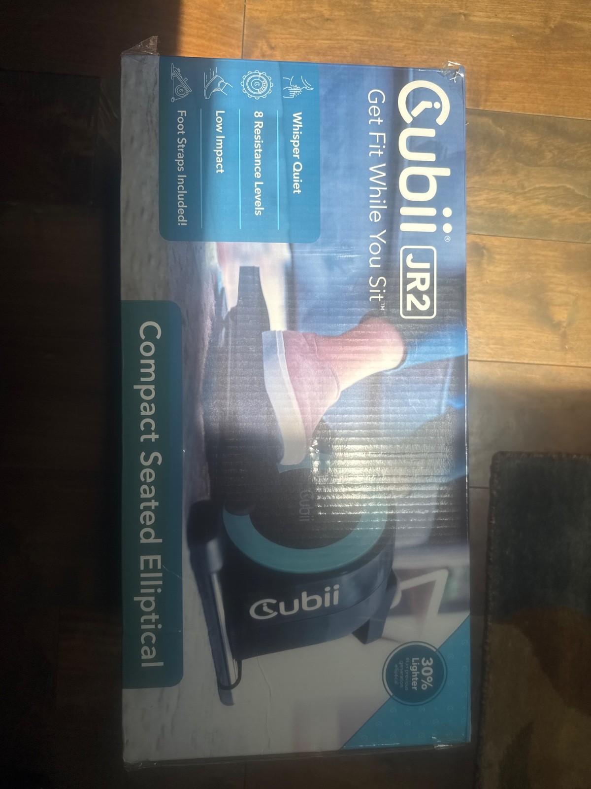 Cubii JR2 Under Desk Elliptical Aqua
