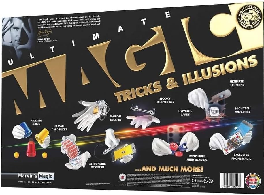 Marvin's Magic Ultimate Magic 400 Tricks Illusions Complete Magic Show/ Age: 8+