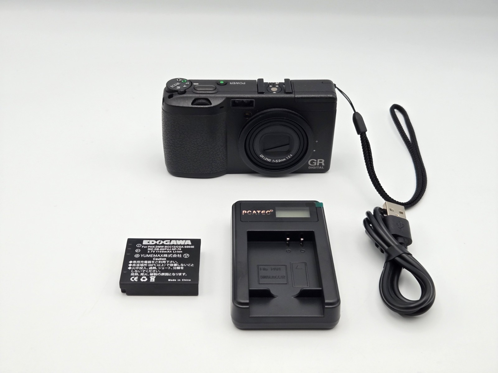 [MINT / 4k shots] RICOH GR DIGITAL Black Compact Digital Camera From Japan