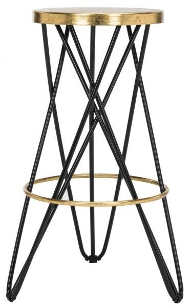 Safavieh Lorna Gold Leaf Bar Stool, Reduced Price 2172714972 FOX3254D