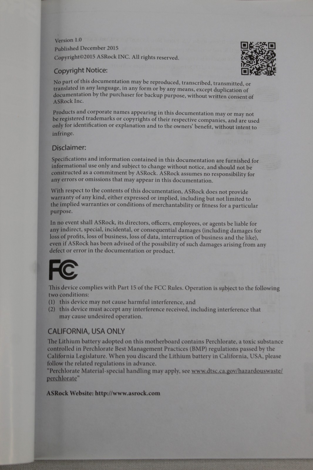 ASRock Super Alloy 970A-G/3.1 Quick Installation Guide 2015 Multi-Language