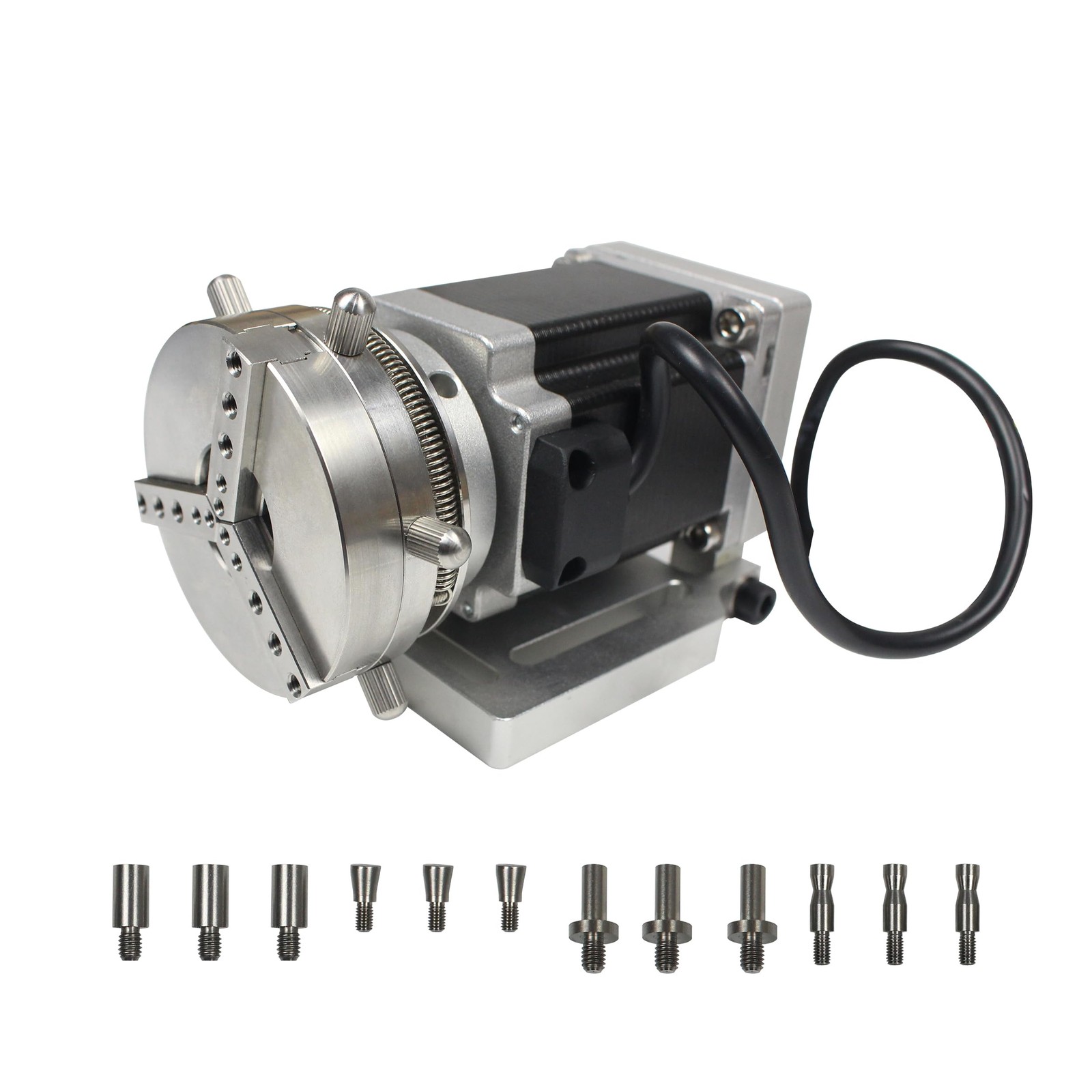 D69A Rotary Axis with 83mm Chuck for Fiber Laser Marking Engraving Machine US