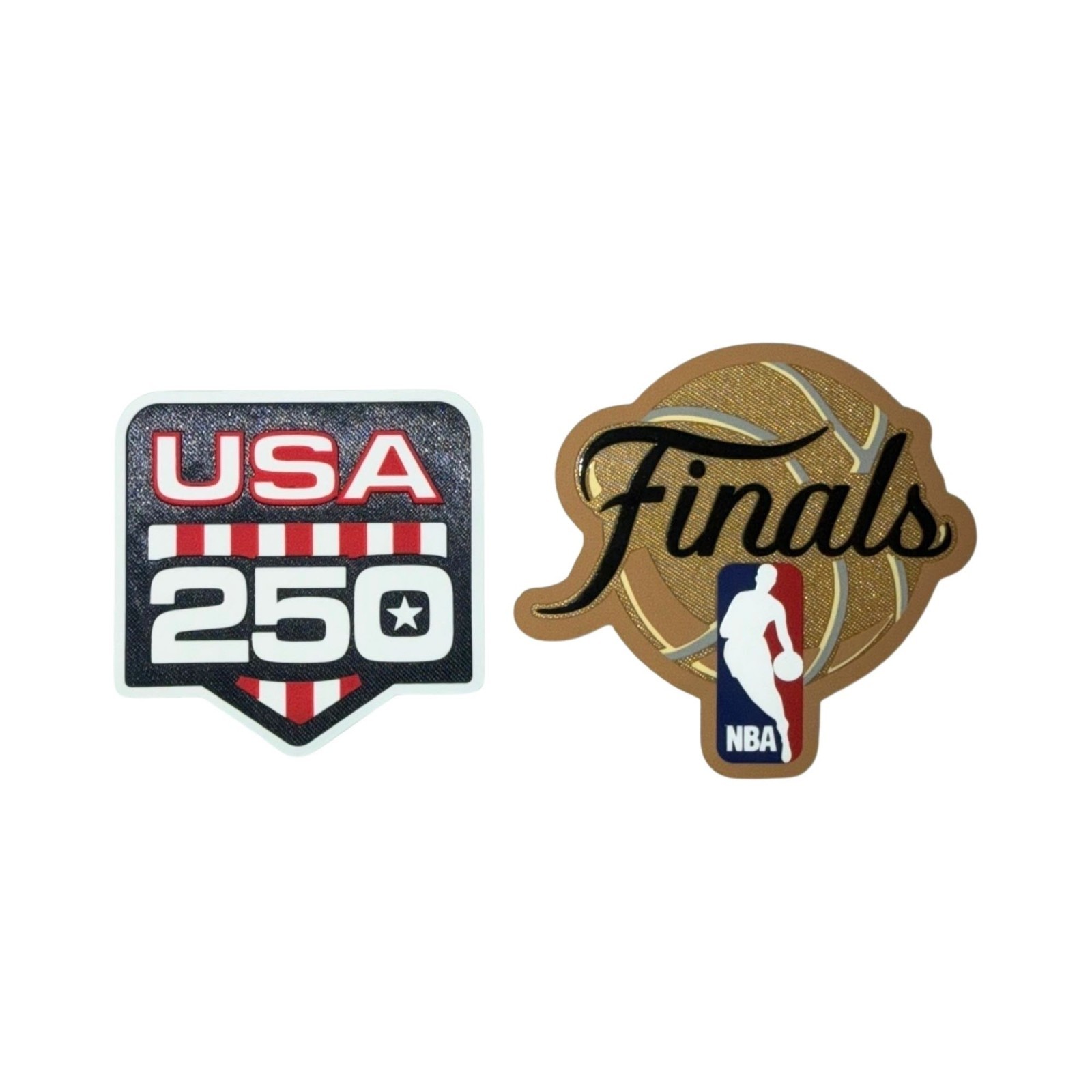 2026 NBA Finals Champs New York Knicks Jersey Silicone Patch  Iron On 2.5" 2PC