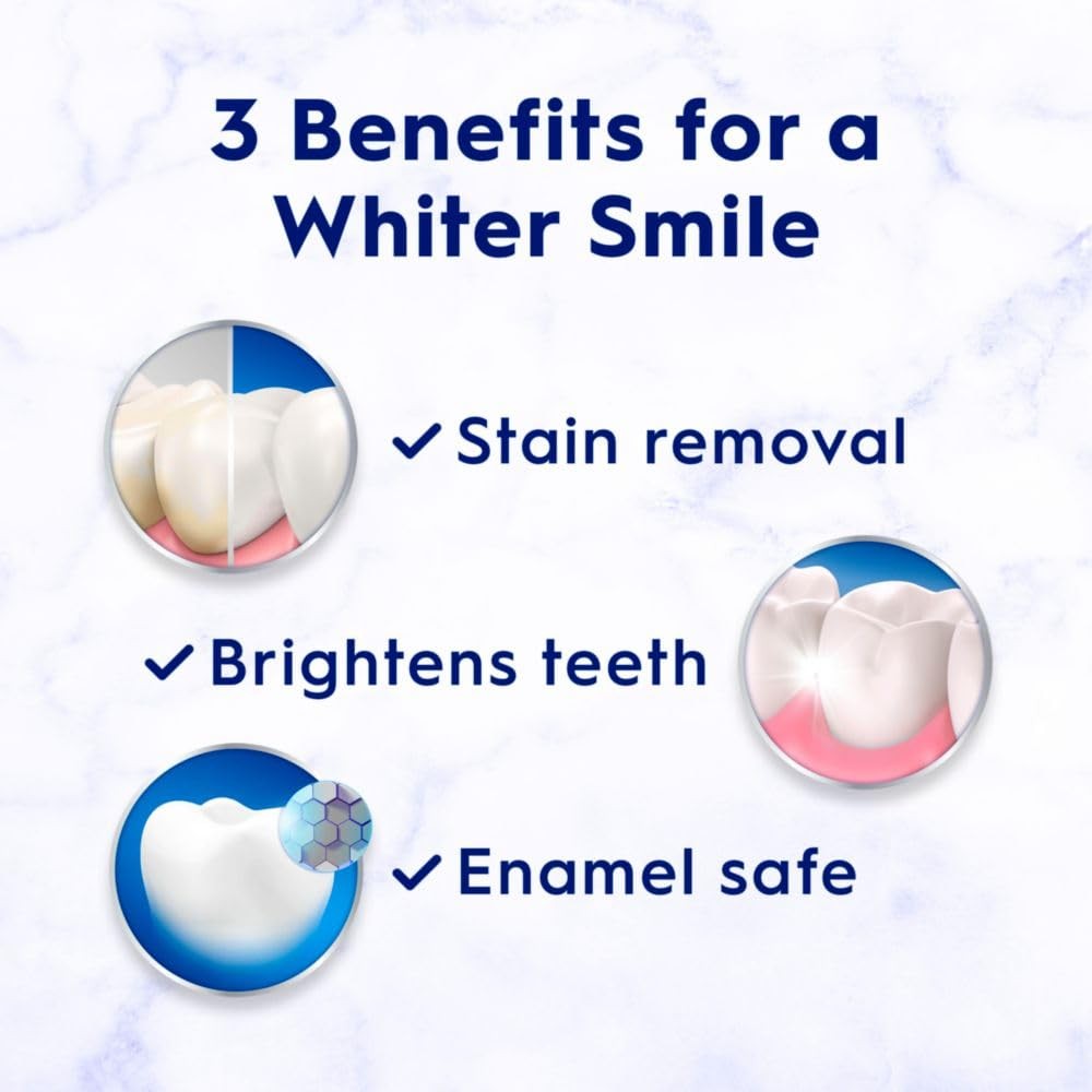 Crest 3D White Advanced Luminous Mint Teeth Whitening Toothpaste, Crest Toothpas