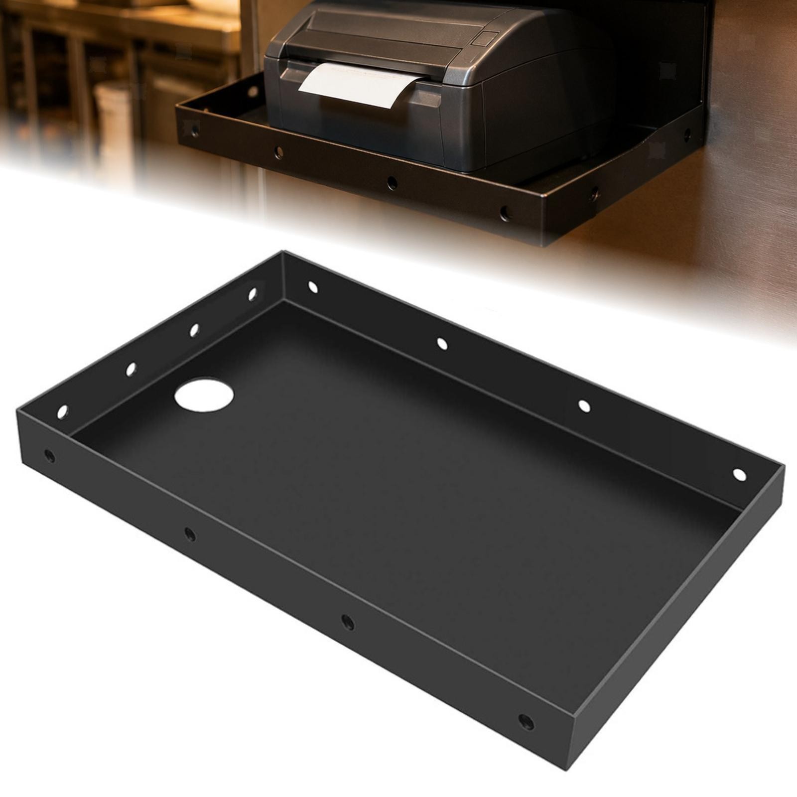 Thermal Printer Shelf Wall Mounted Printer Shelf for Kitchen Thermal Printer