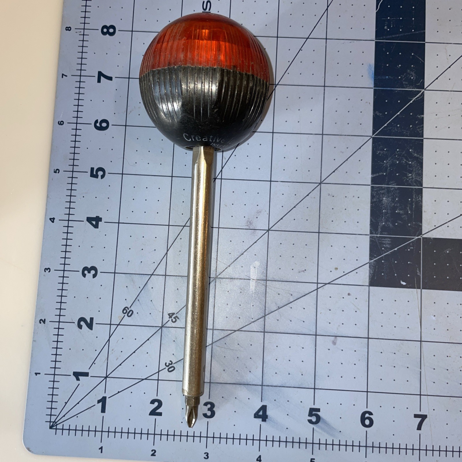 Vintage Creative Tools Inc. EASYDRIVER Ratchet Ball Tool Handy Screwdriver USA