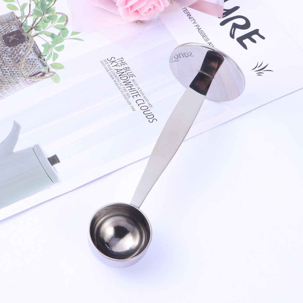 Stainless Steel Coffee Scoop and Tamper Reusable Measuring Spoon