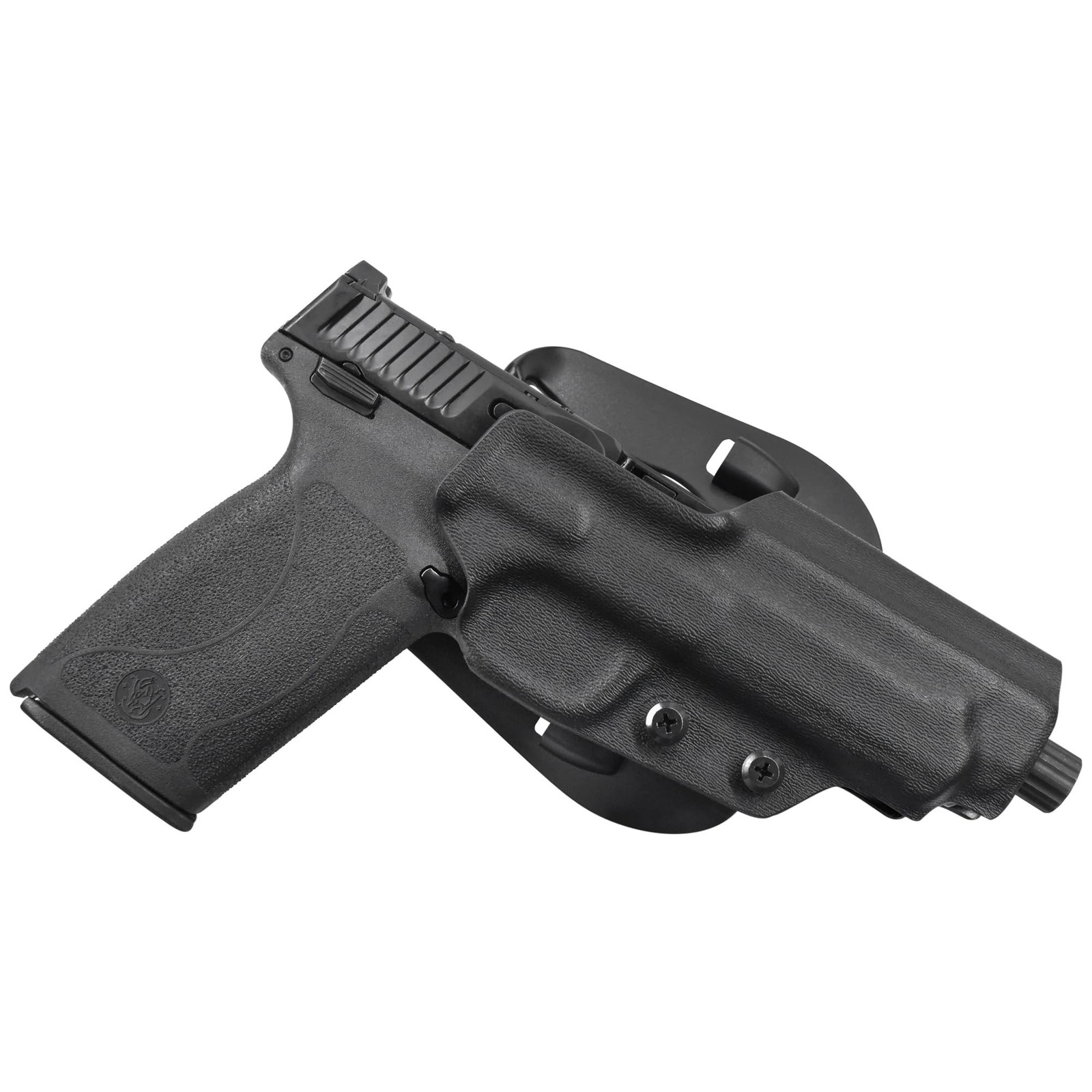 OWB Paddle Holster - Outside The Waistband fits S&W M&P 5.7 Black Right