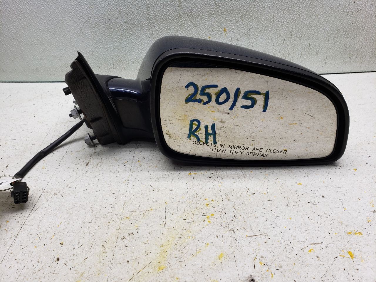 Passenger Side View Mirror Power Non-heated Opt D49 Fits 08-12 MALIBU 1153190