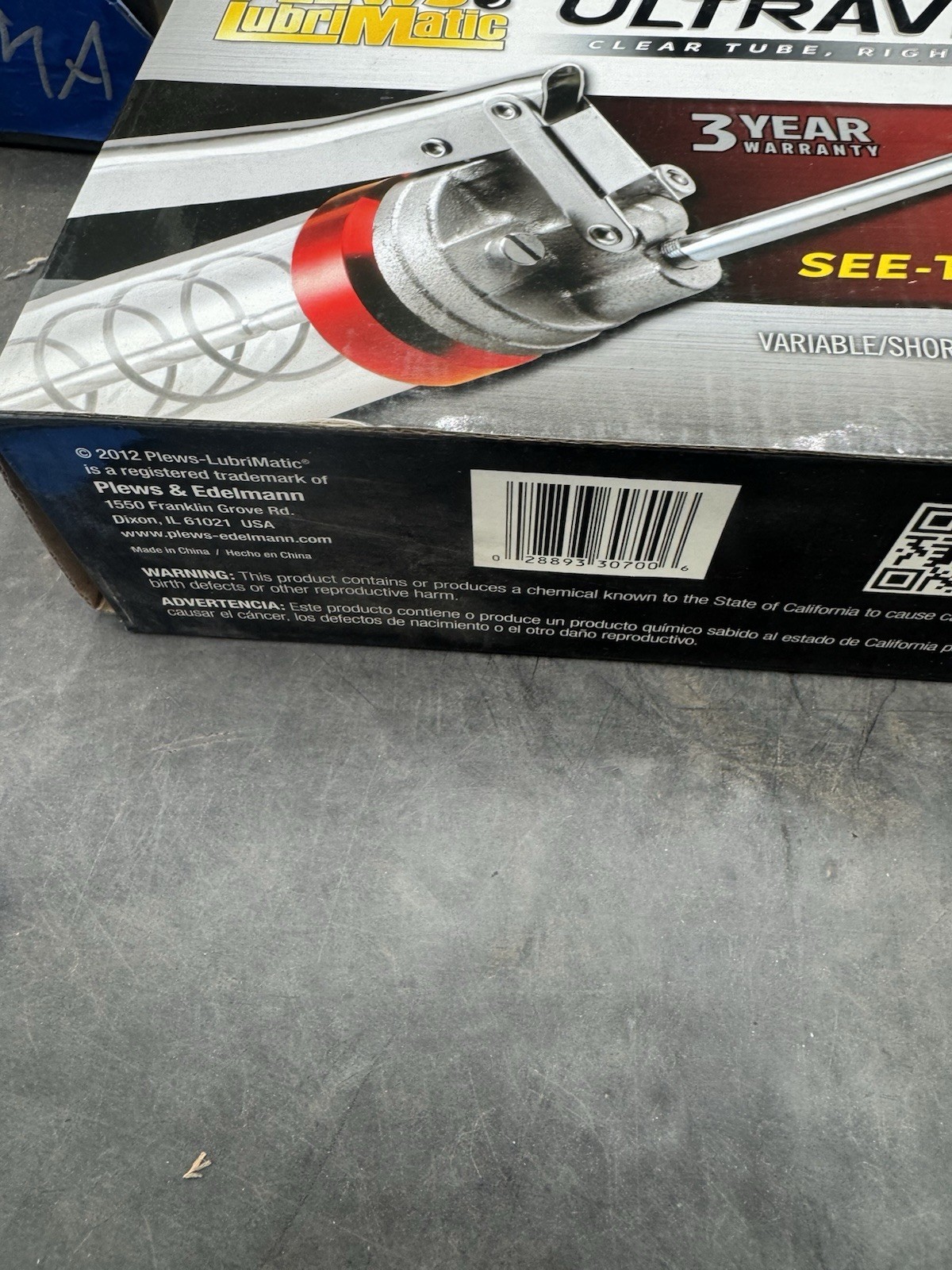 Plews Lubrimatic Grease Gun 30-700