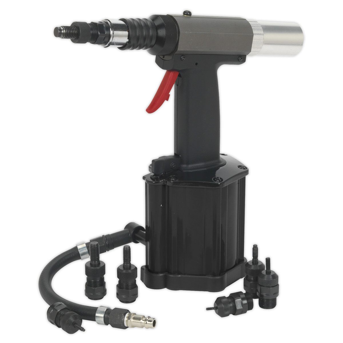 Sealey Air Hydraulic Nut Riveter Heavy Duty Vacuum System Trigger Operated SA317
