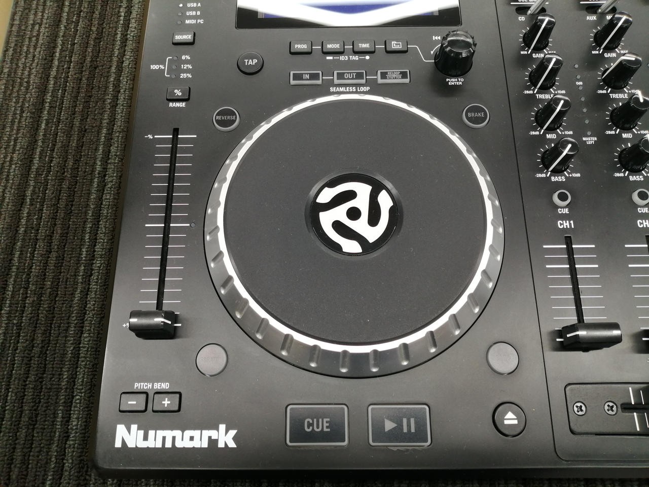 Numark Mixdeck Express 100V DJ Controller Ready to Use Fully Functional