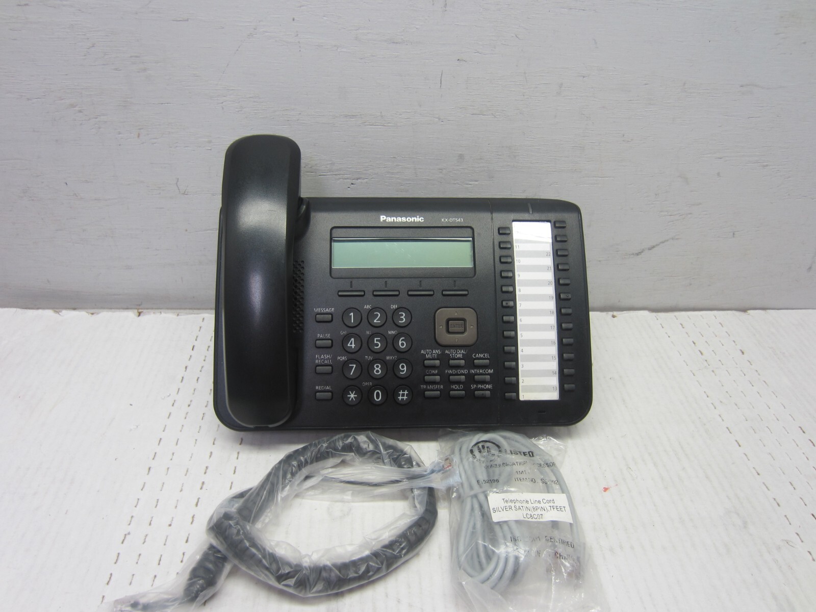 Panasonic KX-DT543-B Executive Digital Proprietary Telephone (5 In-Stock)