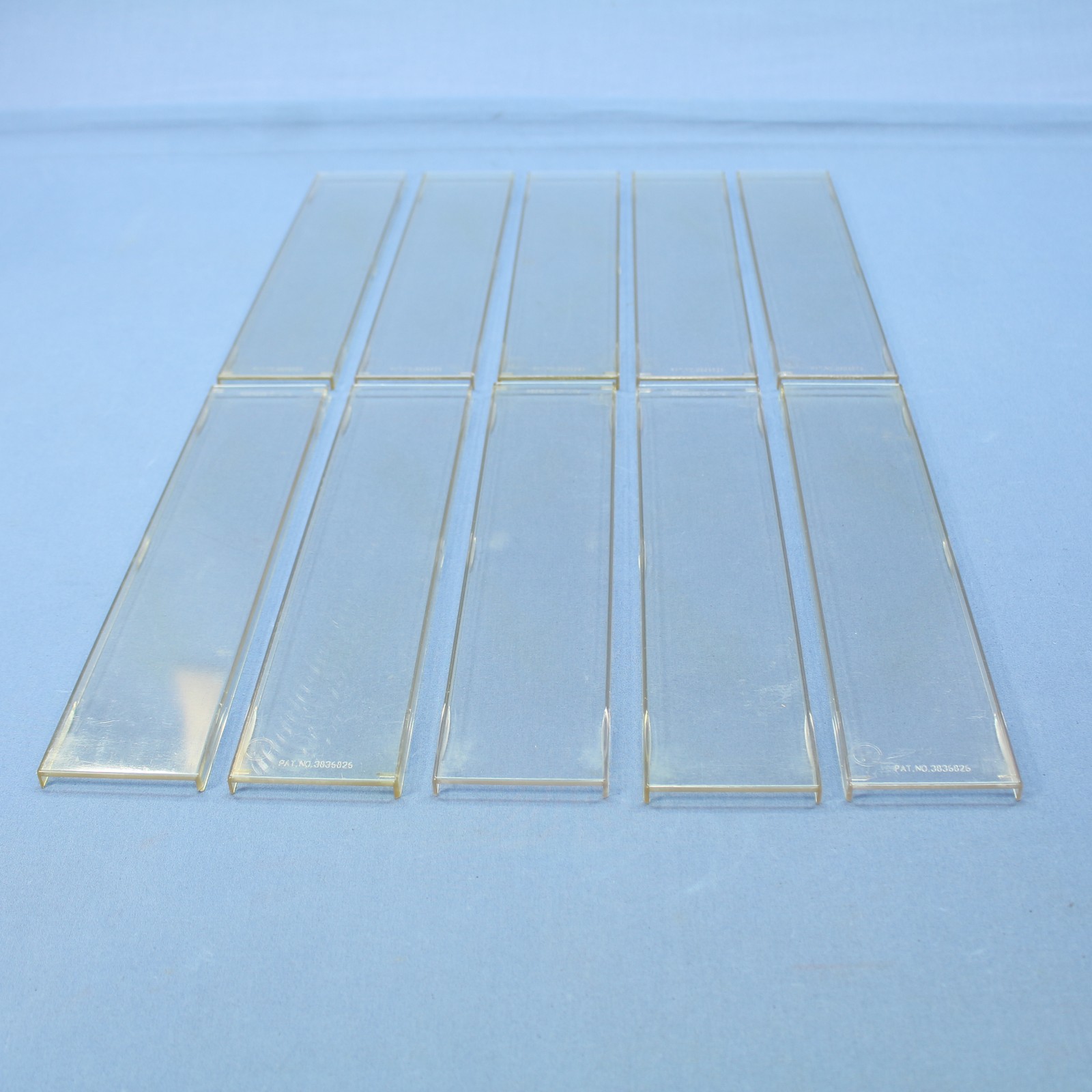 10 Leviton Transparent Phone Wiring Snap-On M Block Covers 25/50 Pair 40050-MCV