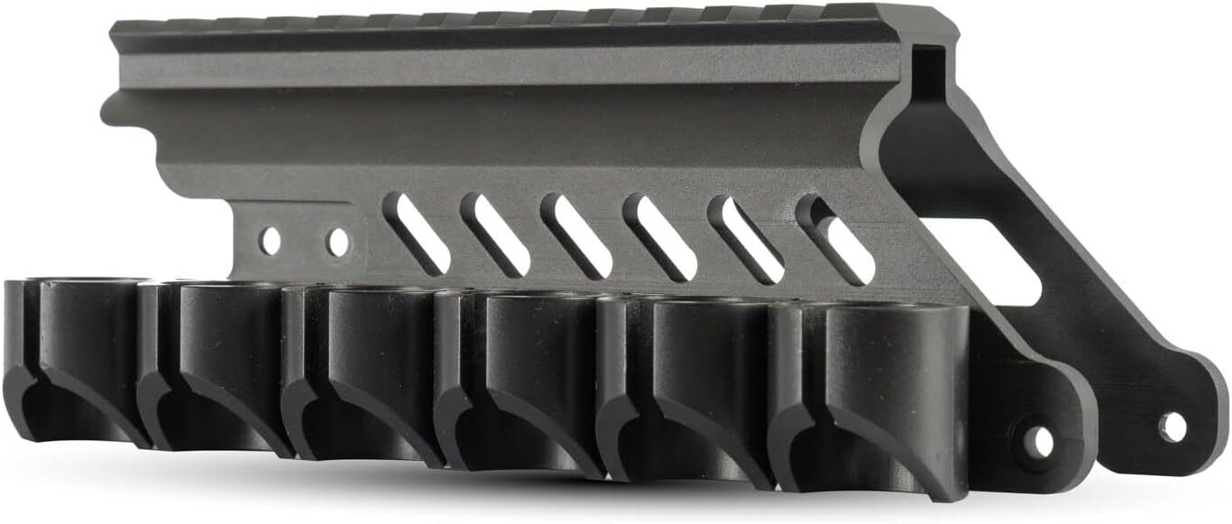 Side Saddle Shotgun Shell Holder V2 | Compatible with Most Maverick 88/Mossberg