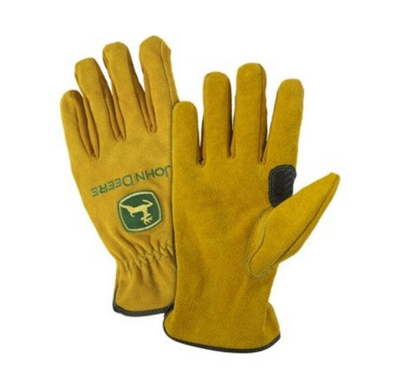 John Deere Licensed Men's Split Cowhide Driver Gloves