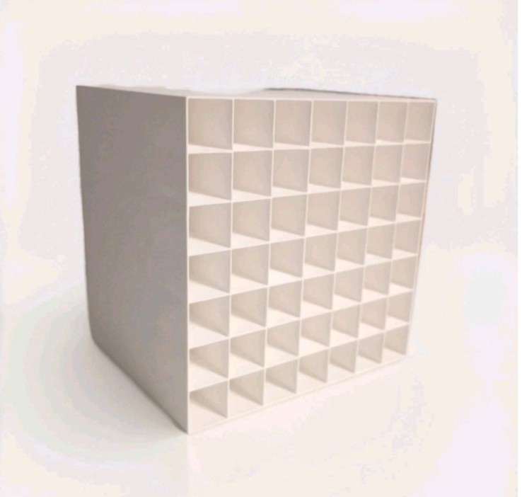 3D Printed 49 Slot Marker Holder 5.5 In X 5.5 In X 4.5 In Multi Marker Organizer