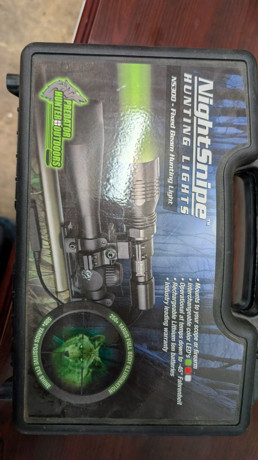 Nightsnipe NS300 Predator Hunting Light Kit with Case
