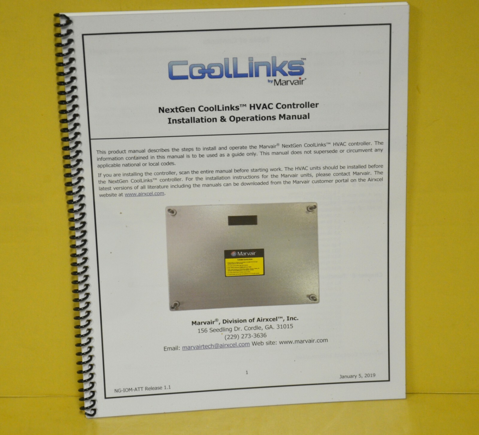New MARVAIR NextGen CoolLinks 70933 Prism HVAC Controller System Clean 2020
