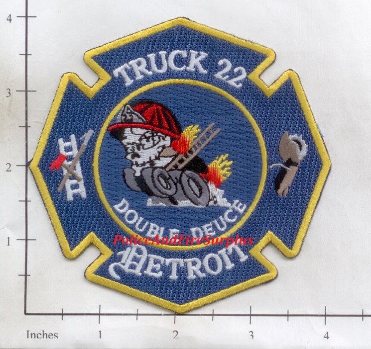 Michigan - Detroit Ladder 22 MI Fire Dept Patch