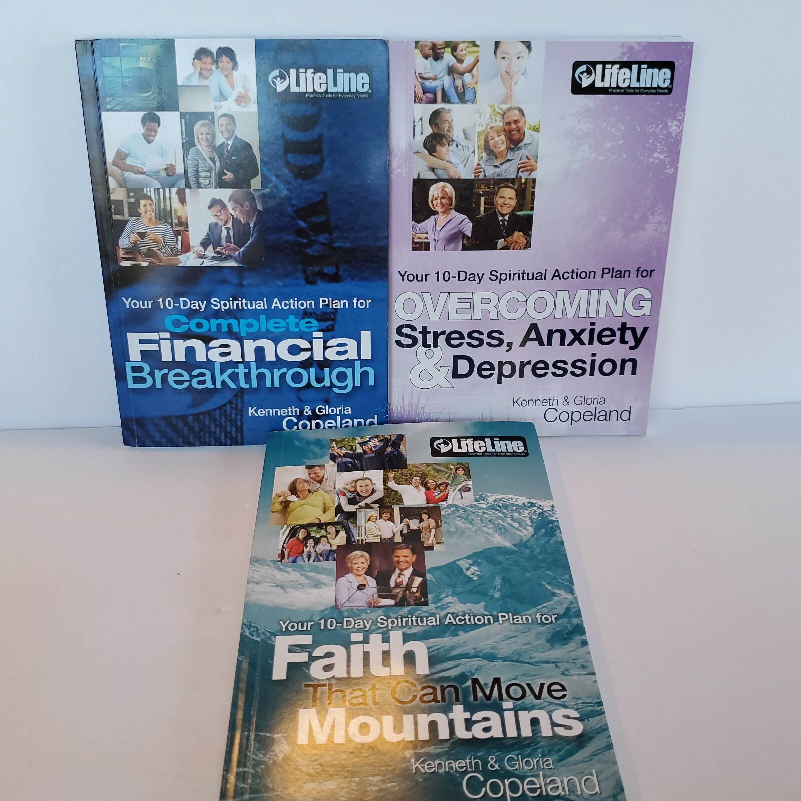 10 Day Action Plan Book- 9 CD Faith Overcoming Stress Financial Kenneth Copeland