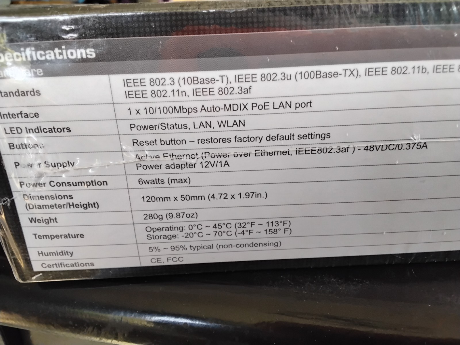 Trendnet 300Mbps Wireless N Poe Access Point New TEW-653AP