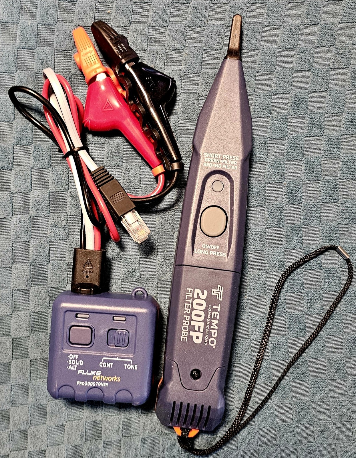 Tempo Communications 200FP Filter Probe And fluke pro3000 Tone Generator NEW