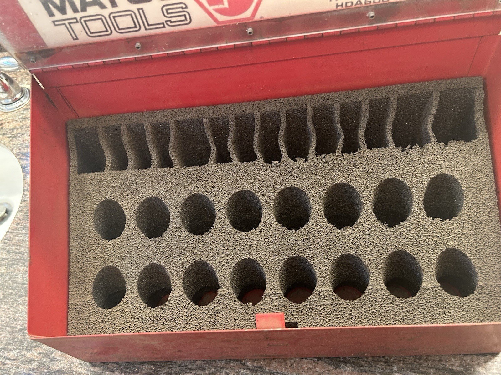 Matco drillbit box side box original key