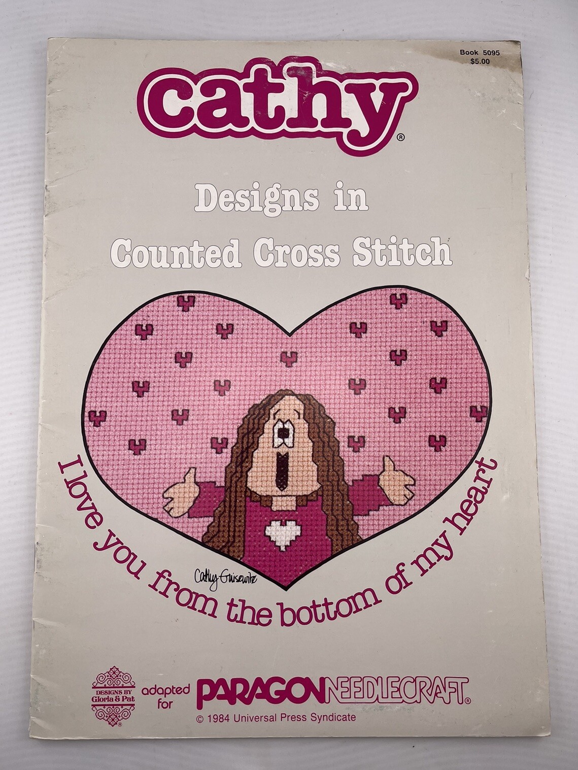 Vintage Cathy Counted Cross Stitch Book #5095 Gloria + Pat Paragon Needlework