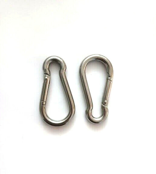 2.36 INCH CARIBINER 304 STAINLESS STEEL 2 PIECES