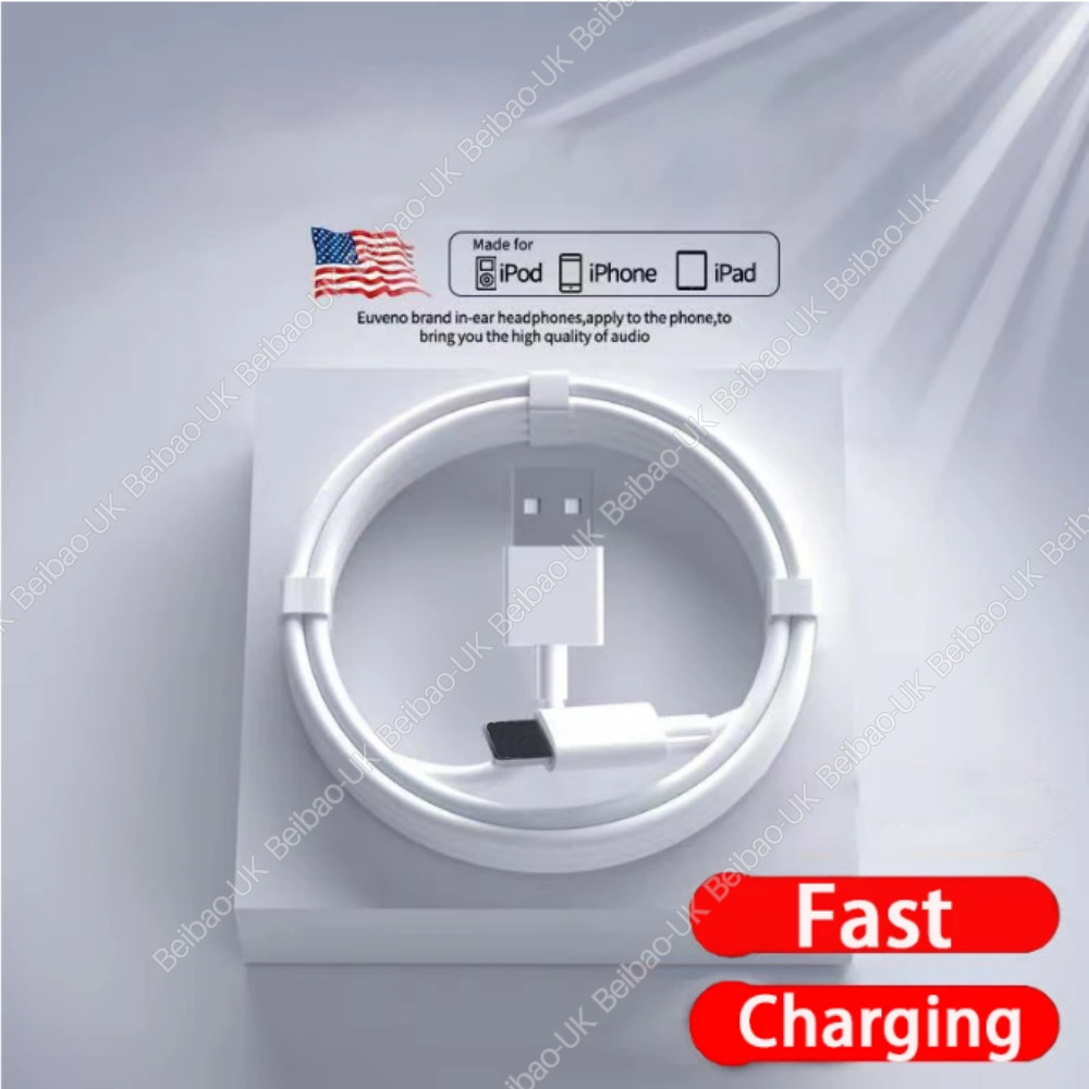 USB Charger Cable 3/6Ft For Apple iPhone 14 13 12 11 XR 8 7 6 Plus Charging Cord