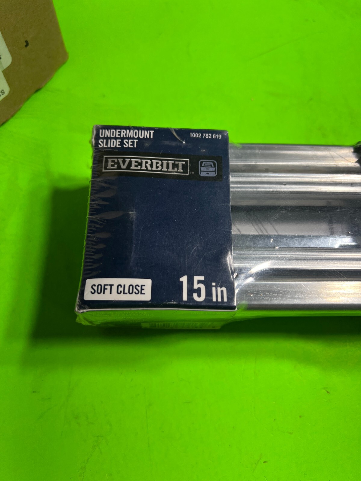 Everbilt 15 in. Full Extension Undermount Soft Close Cabinet Drawer Slides