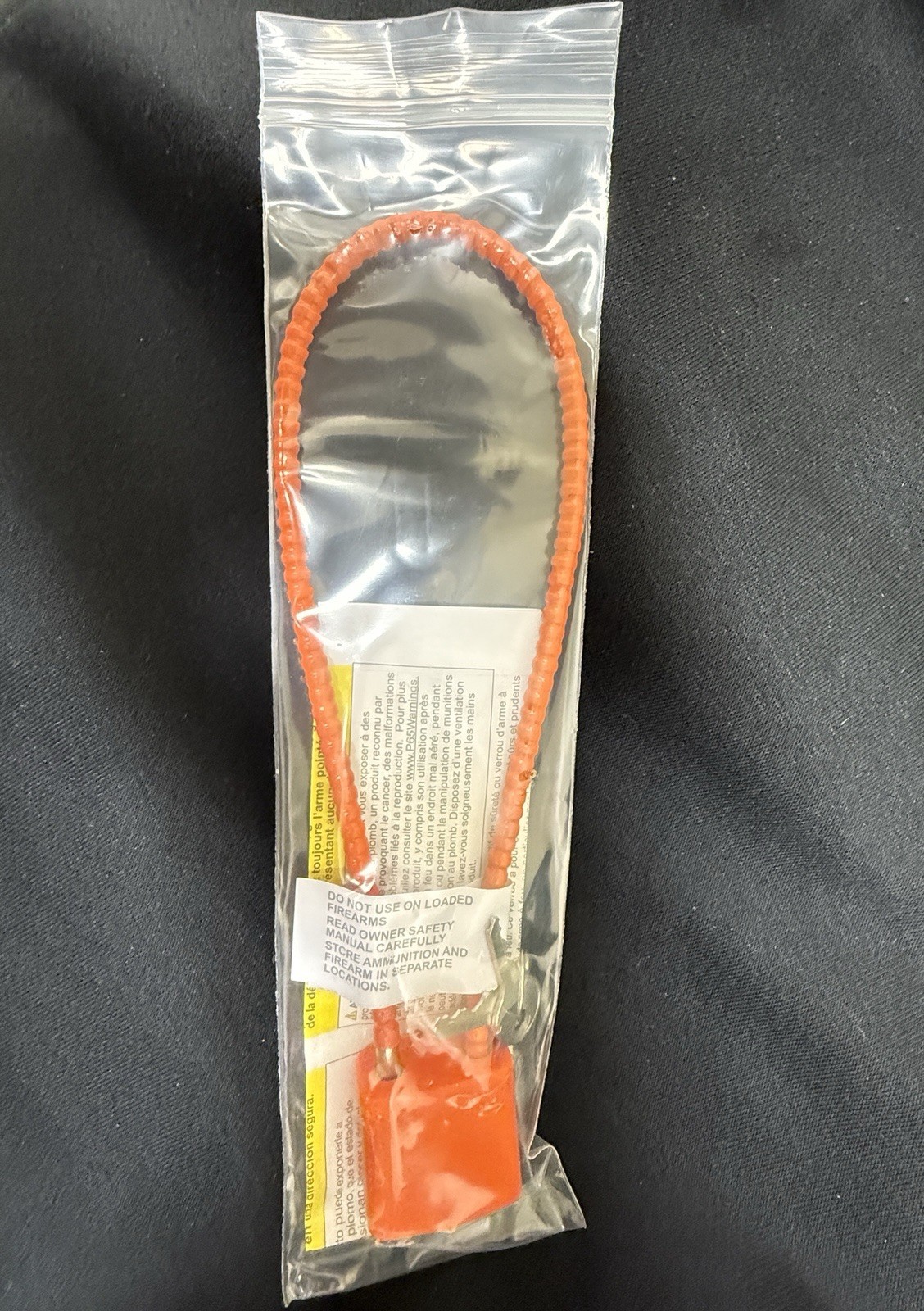 Glock Factory OEM Cable Lock Gun Model 17 19 20 21 22 23 26 27 30 31 32 33 34 35