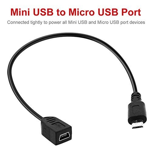 Universal Dash Cam Hardwire Kit Micro/Mini USB 12-24V to 5V