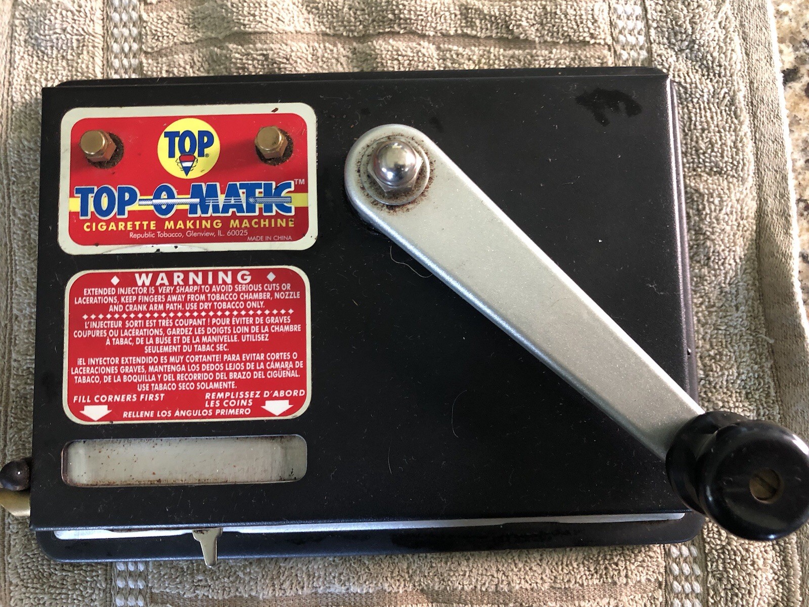 (QTY 2), Top-O-Matic Cigarette Rolling Machine, Preowned