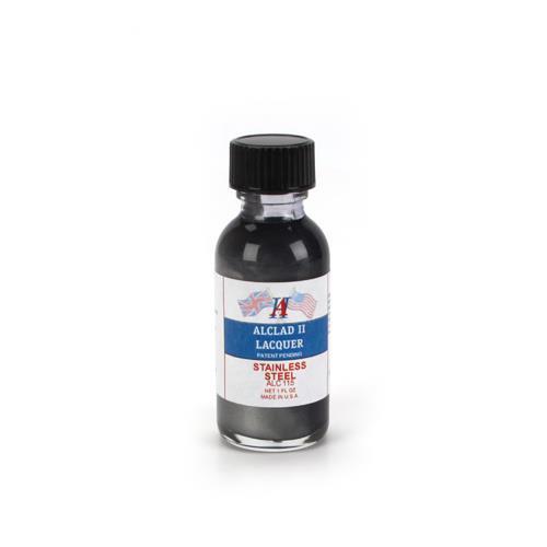 NEW Alclad II Lacquers ALC115 Stainless Steel 1oz RC Lexan Paint Bottle