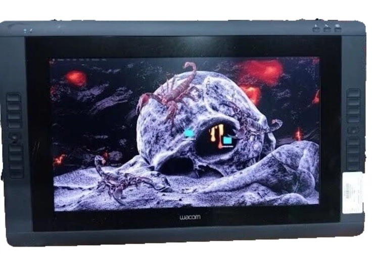 Wacom Cintiq 22HD 21.5" Tablet Pen Display + Cables DTK-2200/K Tested Working