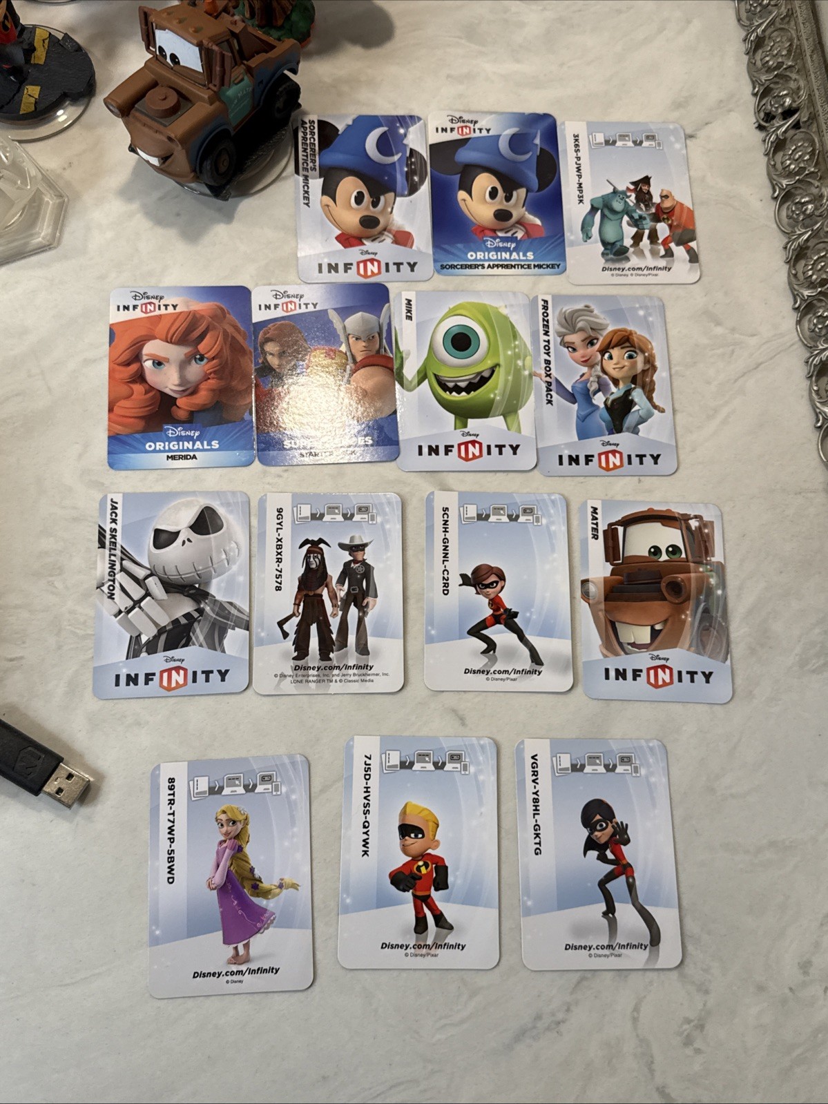 Disney Infinity Figures With Portals Bundle 10 Figures