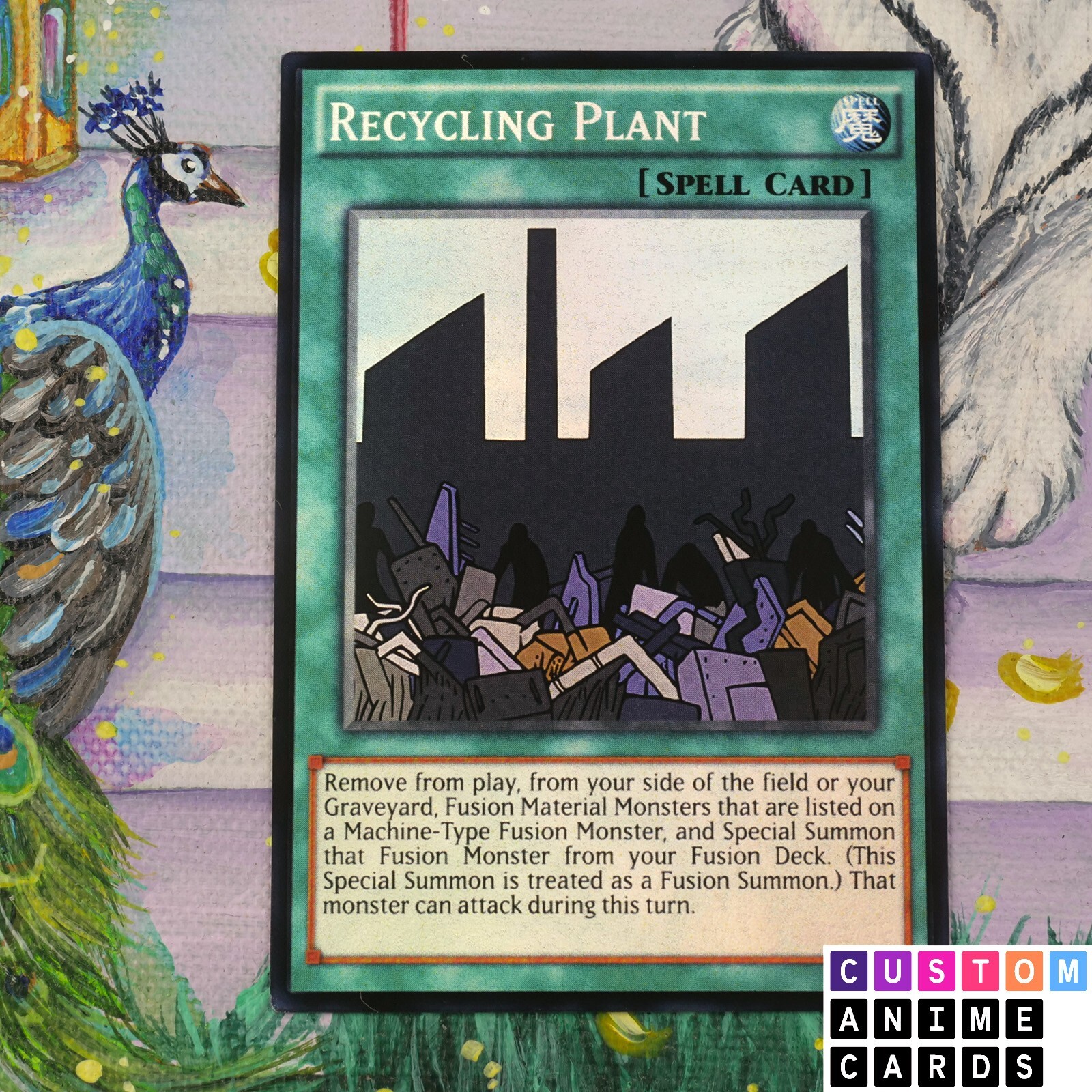 Recycling Plant ANIME EFFECT HOLO card