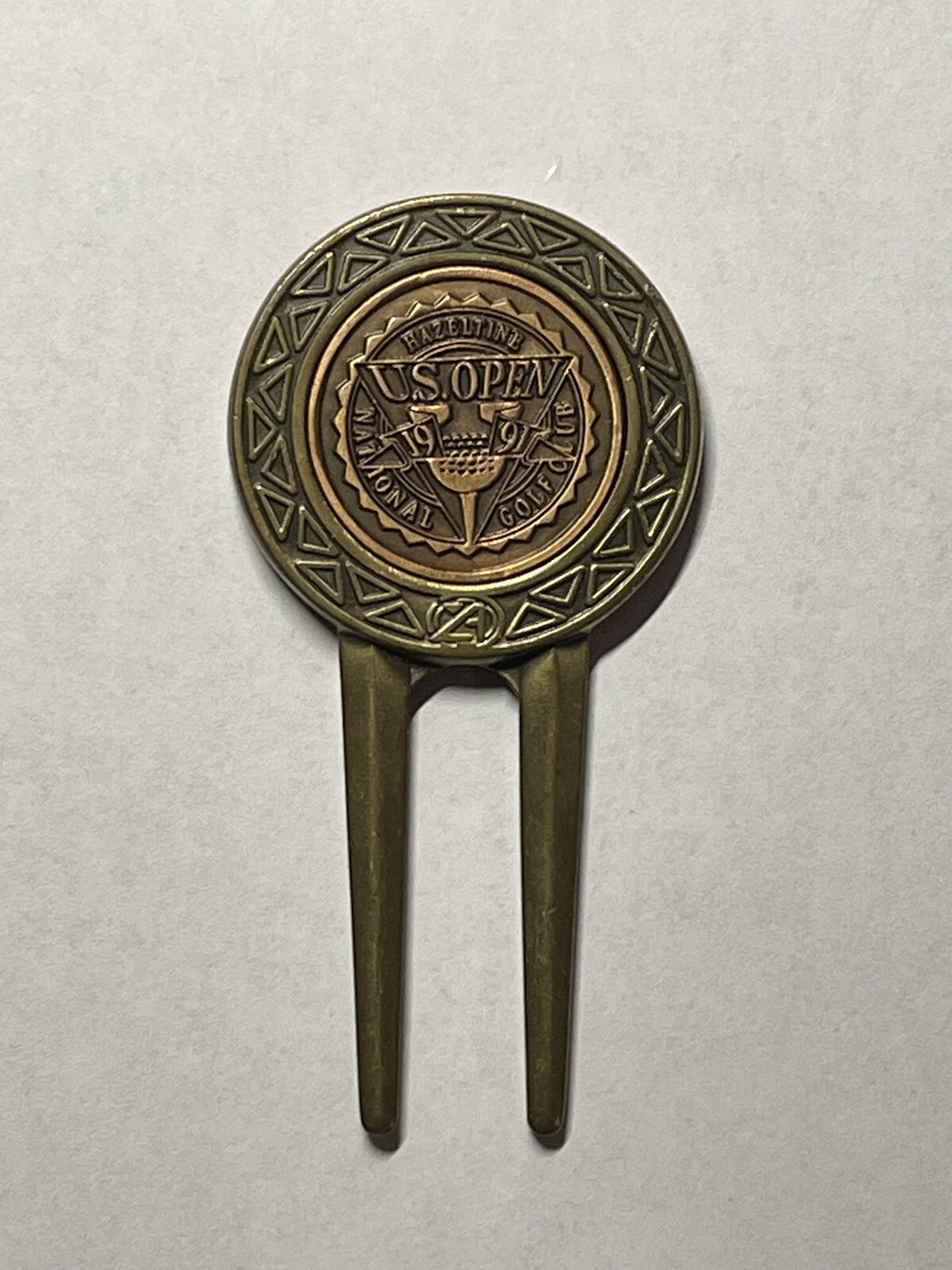 1991 U.S. Open Championship Divot Tool & 1" Coin Golf Marker - Payne Stewart Win