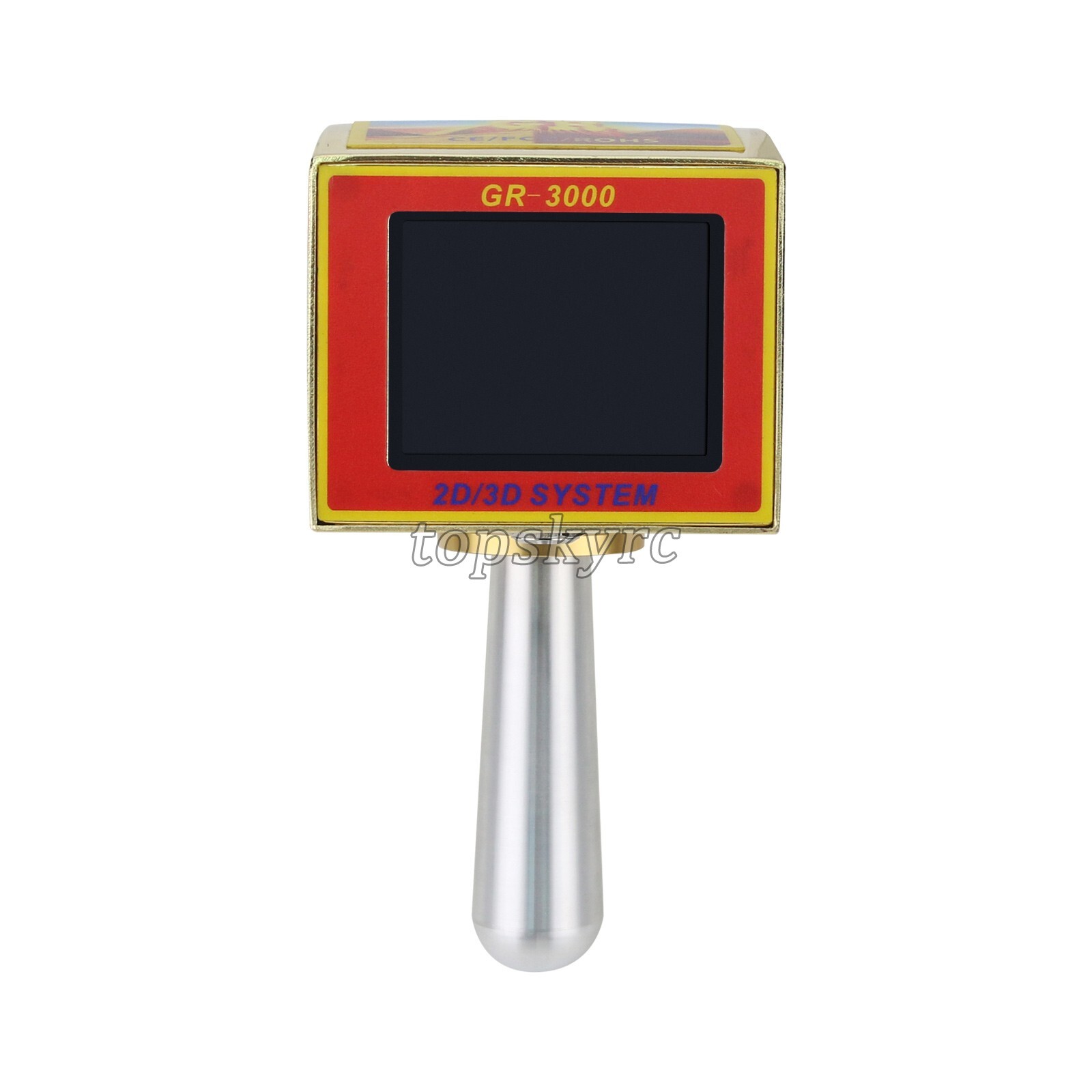 GR-3000 Hawk Eye Gold Metal Detector 2D/3D System with Touch Screen + Case