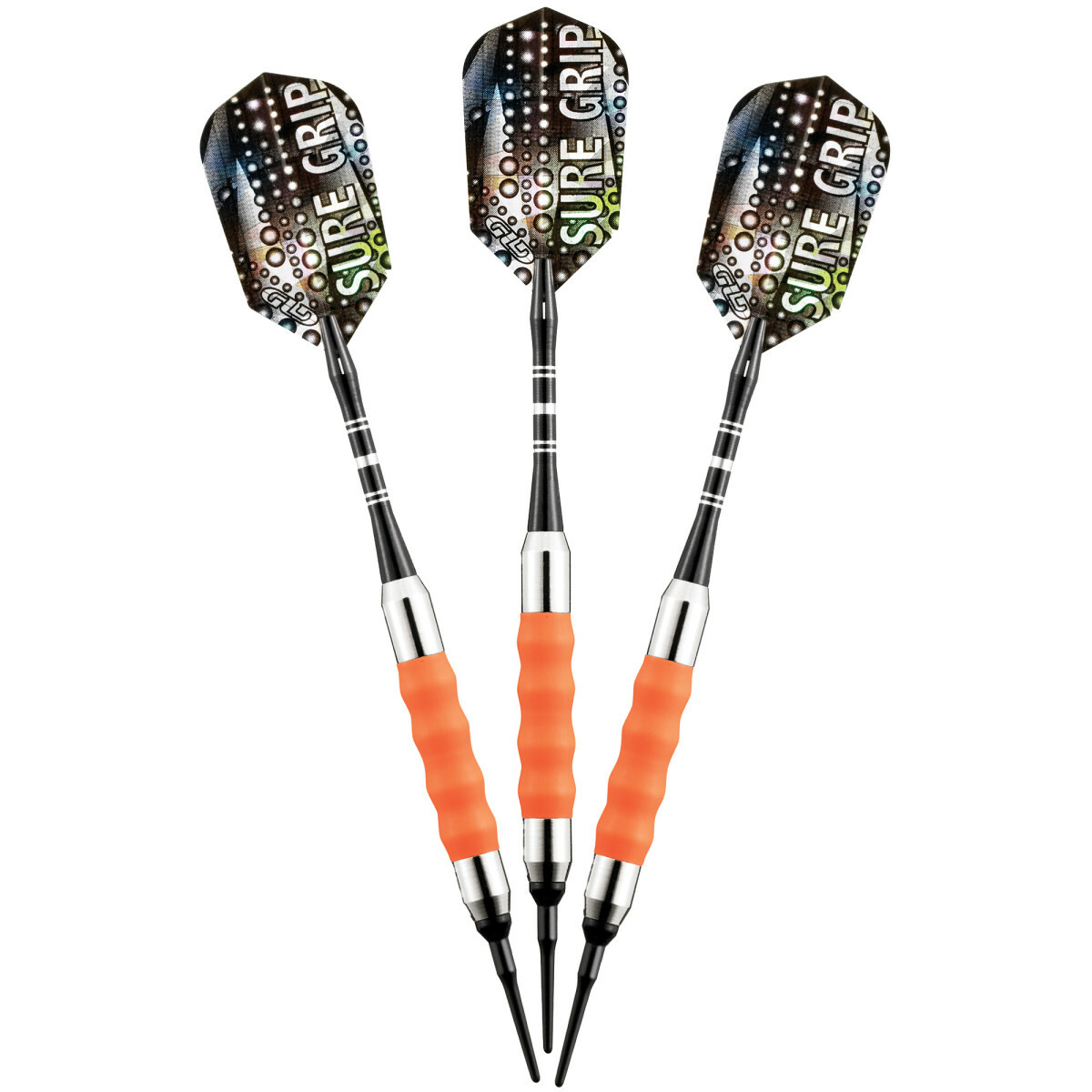 Viper Sure Grip Soft Tip Darts - Dartboard Game Accessory - Orange -16 Grams