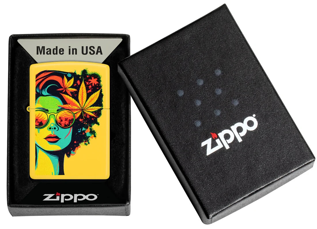 Zippo Blazing Beauty Design Sunflower  Color Image 46231