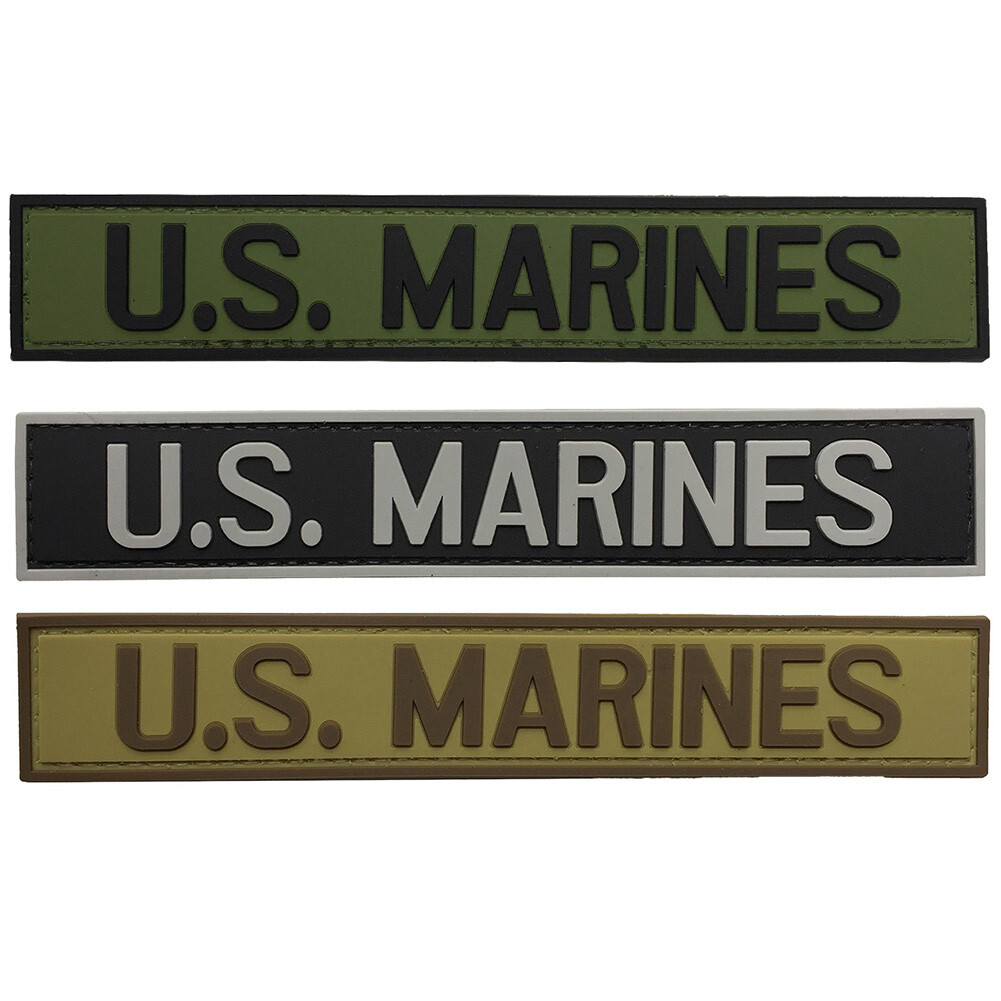 G-FORCE U.S. Marines Hook & Loop Airsoft Military Tactical PVC Morale Patch