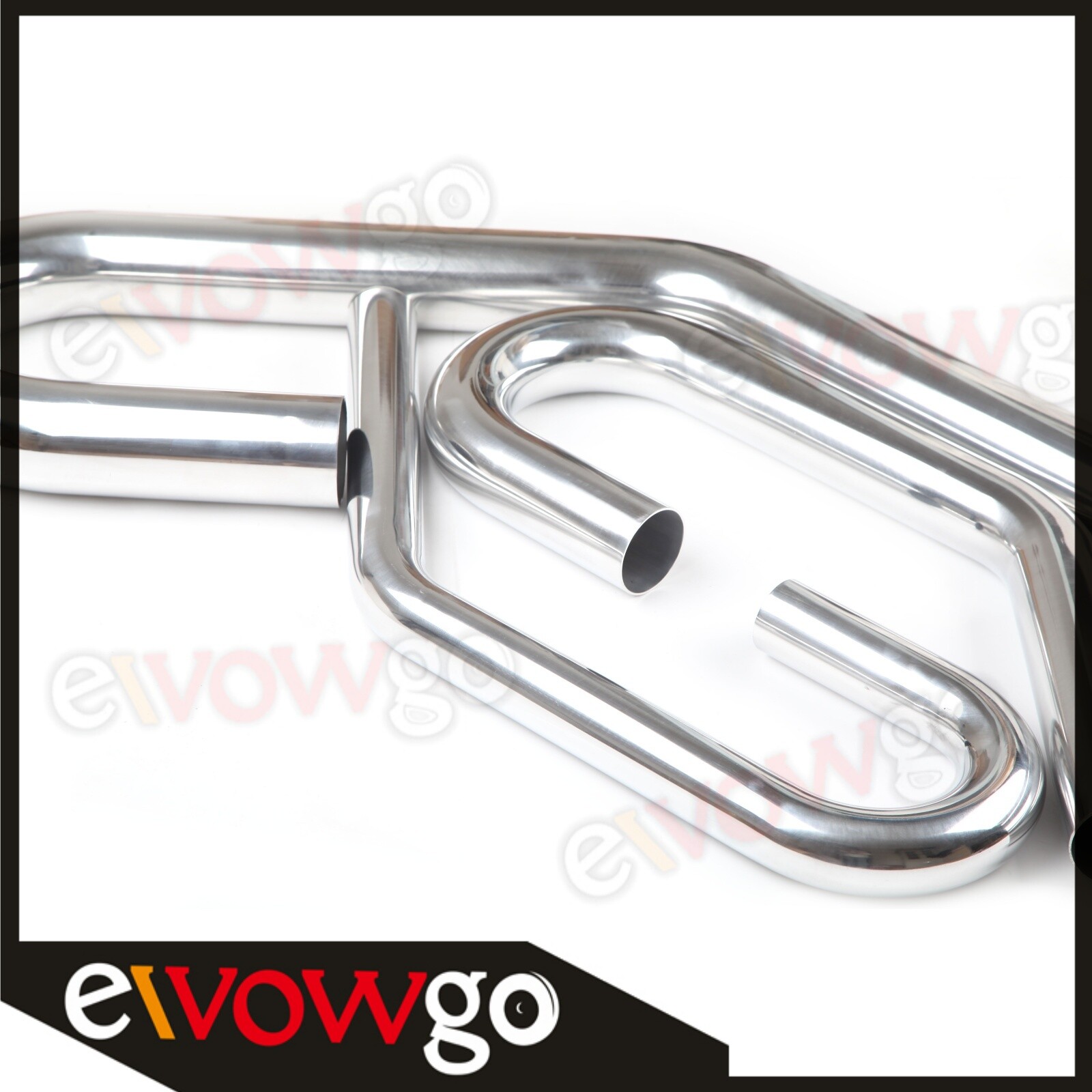 1.5" 2" 2.5" 3" 180 + 45 Degree U J Combo Aluminum Mandrel Bend Exhaust Pipe