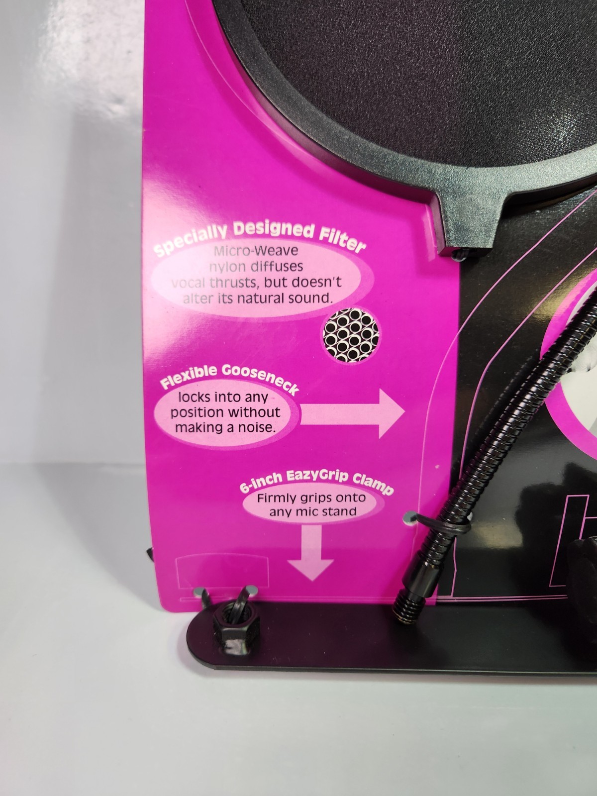 On-Stage Stands Gear Pop Blocker ASVS6-GB